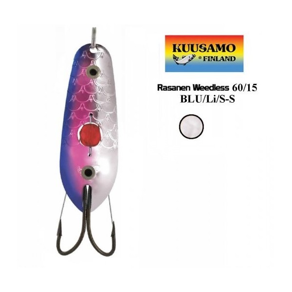 KUUSAMO RASANEN Pearl Weedless 60/15 BLU/Li/S-S