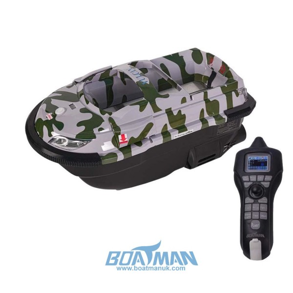 Boatman Vulcan Camo GPS Bait Boat. 