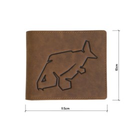 Leather wallet Delphin CARP OutLINE