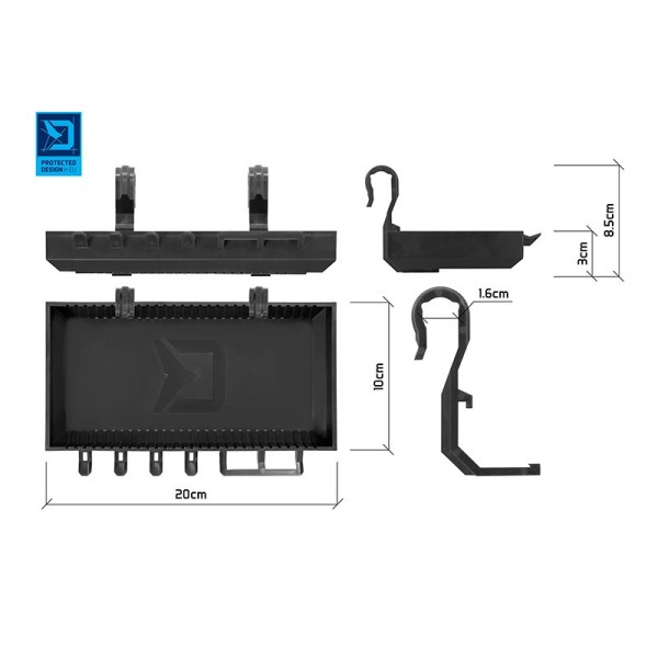 Rodpod shelf Delphin ShelfPOD / BlackWAY Lentyna