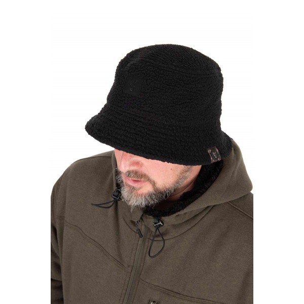 Fox Sherpa Bucket Hat Black Kepurė Panama Juoda