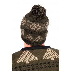 Buy Fox Festive Bobble Hat Megzta kepurė su