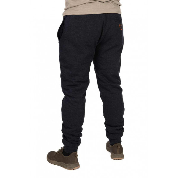 Fox Collection Sherpa Joggers - Black/Orange