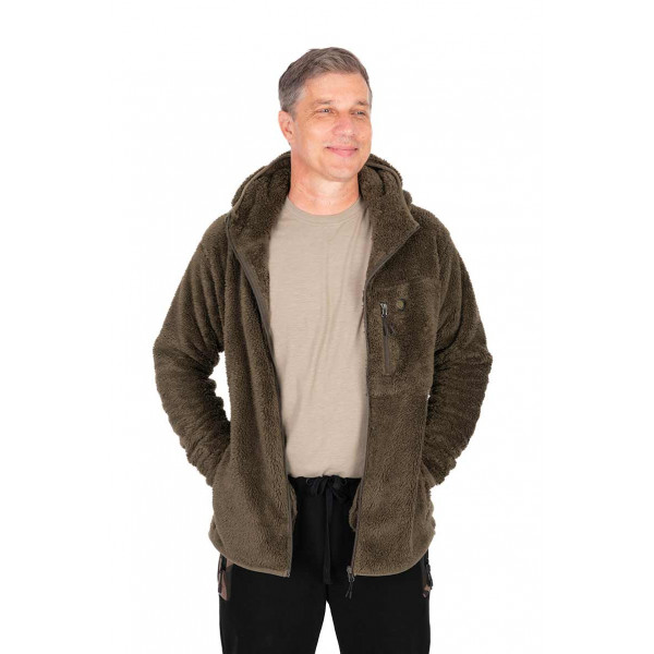 Fox HD Premium Full Zip Teddy Jacket - Khaki STRIUKĖ SU