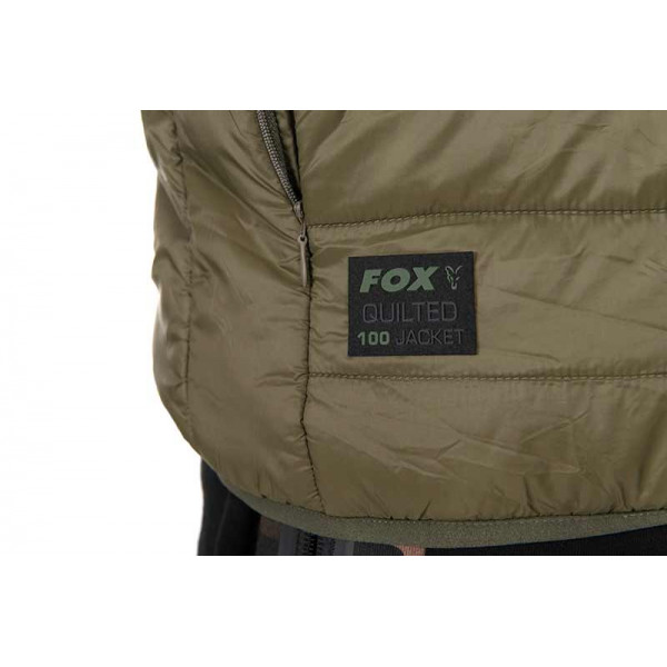 Fox Quilted 100 Jacket - Olive Striukė