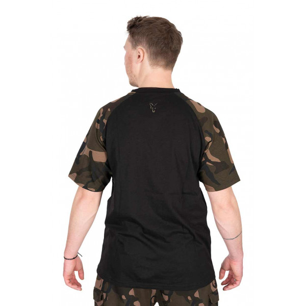 Fox Black/Camo Outline T-Shirt MARŠKINĖLIAI