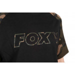 Fox Black/Camo Outline T-Shirt MARŠKINĖLIAI