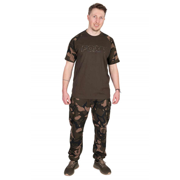 Fox Khaki/Camo Outline T-Shirt MARŠKINĖLIAI