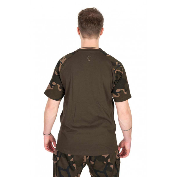 Fox Khaki/Camo Outline T-Shirt MARŠKINĖLIAI