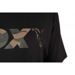 Fox Black/Camo Logo T-Shirt MARŠKINĖLIAI