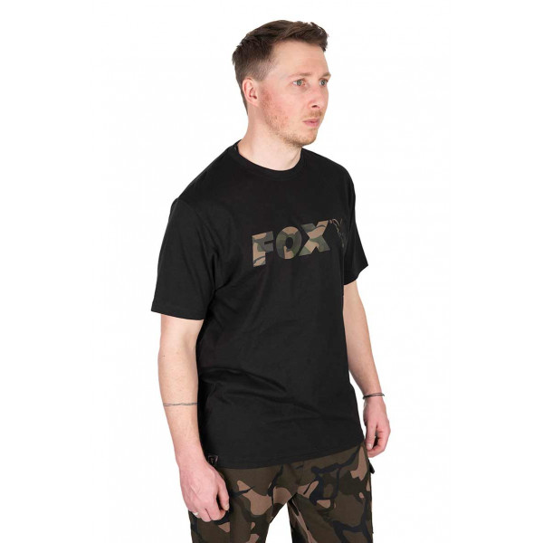 Fox Black/Camo Logo T-Shirt MARŠKINĖLIAI