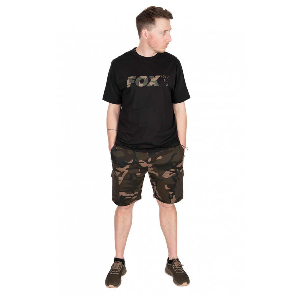 Fox Black/Camo Logo T-Shirt MARŠKINĖLIAI