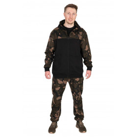 Fox LW Black/Camo Split Zip Hoody DŽEMPERIS BLIUZONAS SU