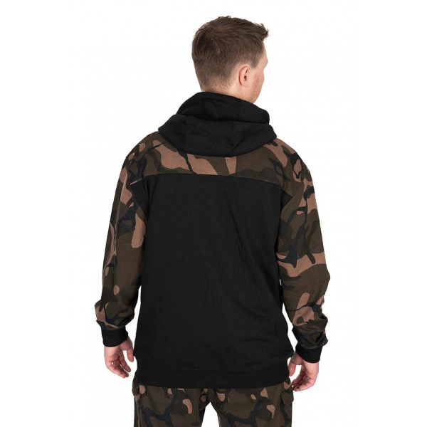 Fox LW Black/Camo Split Zip Hoody DŽEMPERIS BLIUZONAS SU