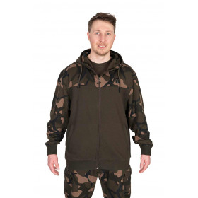 Fox LW Khaki/Camo Split Zip Hoody DŽEMPERIS BLIUZONAS SU