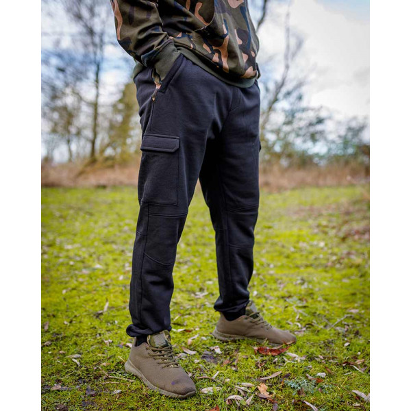 Fox LW Black/Camo Combat Joggers Ilgos kelnės