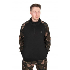 Fox LW Black/Camo QTR Zip Džemperis Bliuzonas su užtrauktuku