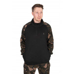 Fox LW Black/Camo QTR Zip Džemperis Bliuzonas su užtrauktuku