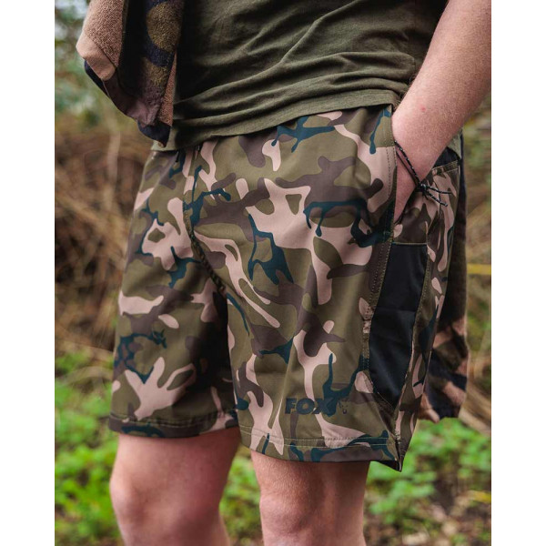 Fox Camo/Black Swim Shorts Šortai