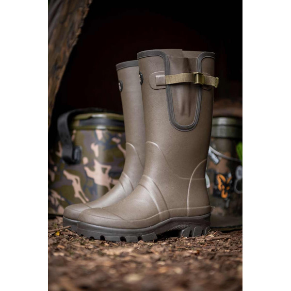 Fox Neoprene Lined Camo/Khaki Wellies Guminiai auliniai batai