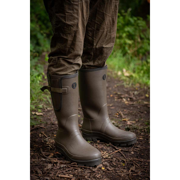 Fox Neoprene Lined Camo/Khaki Wellies Guminiai auliniai batai