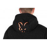 Fox Collection Sherpa Jacket Black & Orange Striukė