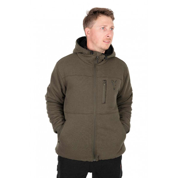 Fox Collection Sherpa Jacket Green & Black Striukė