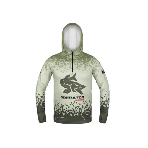 Hooded T-shirt Delphin UV ARMOR 50+ Predator
