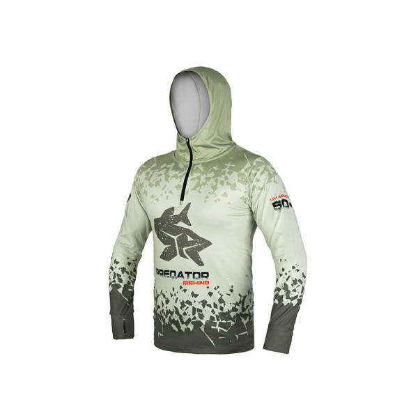 Hooded T-shirt Delphin UV ARMOR 50+ Predator