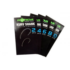 Крючки Korda KURV SHANK