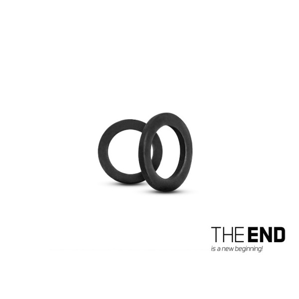 Delphin Mounting ring Delphin THE END Round RING / 30pcs