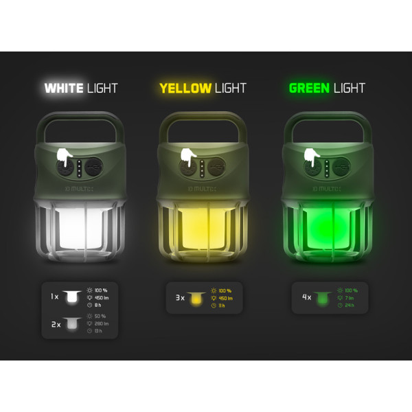 Camping Lamp Delphin Multix
