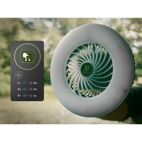 Fan with Light Delphin Ventix