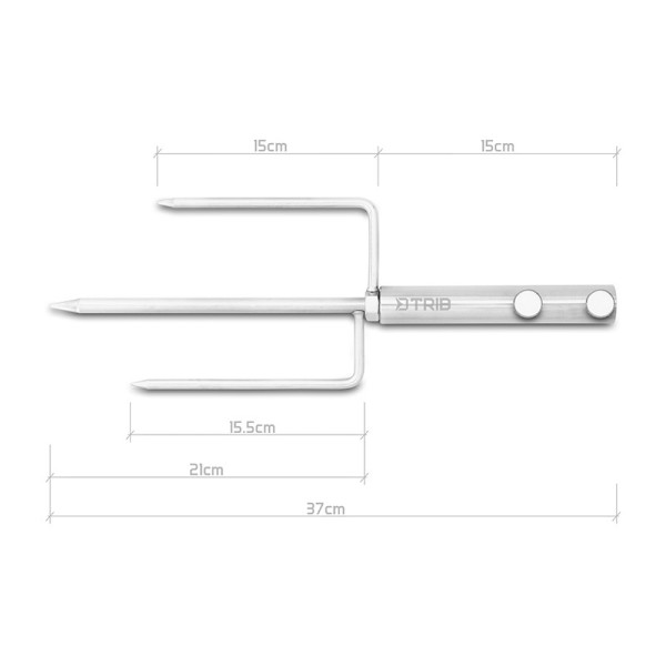Stainless Steel Ground Spike Holder Delphin TRIB