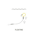 copy of Artificial bait Delphin CorneX Pop Up / Squid