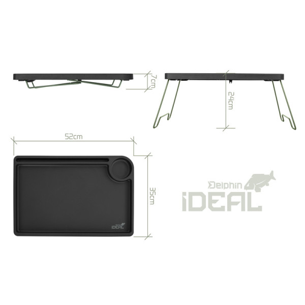 Carp folding table Delphin iDEAL