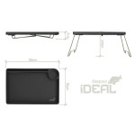 Carp folding table Delphin iDEAL