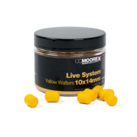 „CCmoore Live“ sistemos geltoni „Dumbell“ plūdės, 10×14 mm