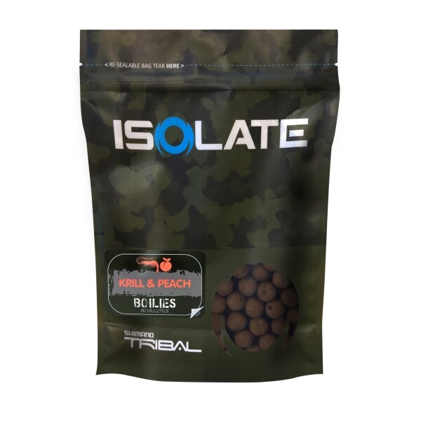 Shimano Bait Isolate Boillie Krill Peach 1kg
