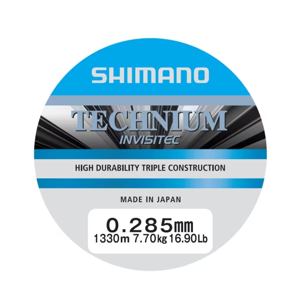 Shimano Line Technium Invisitec 1330m 0.285mm