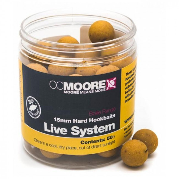 Boilies CCMOORE Live System Hard Hookbaits