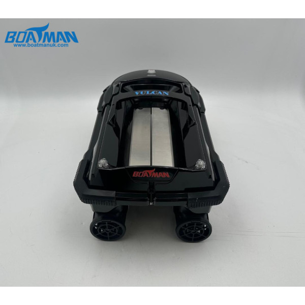 Boatman Vulcan V2 Black GPS Bait Boat. 