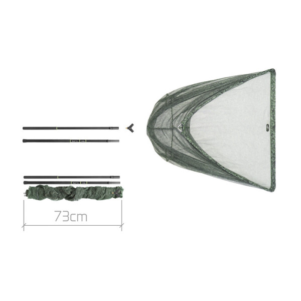 Landing net Delphin TELEFIX C2G