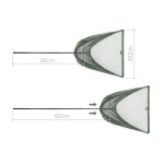 Landing net Delphin TELEFIX C2G