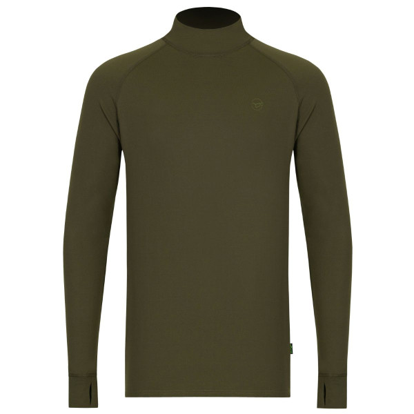 Korda Mock Neck Thermal LS Shirts Dark Olive