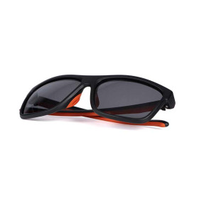 Fox Collection Black & Orange Shades – Grey Lens