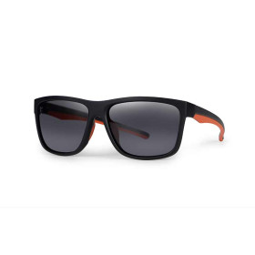 Fox Collection Black & Orange Shades – Grey Lens