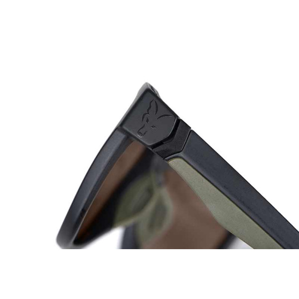 Fox Collection Green & Black Shades – Brown Lens