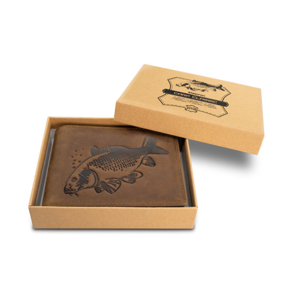 Leather wallet Delphin CARP Classic