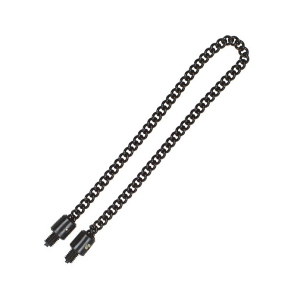 Solar Tackle - Black Stainless Chain - Plastic Ended 5 inch
